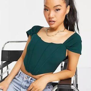 Emerald Corset Top